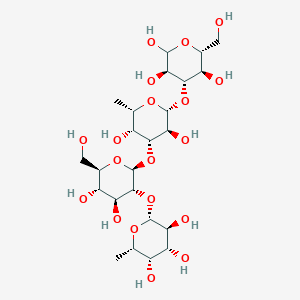 D-Glucose,o-6-deoxy-a-L-galactopyranosyl-(1(R)3)-O-[o-6-deoxy-a-L-galactopyranosyl-(1(R)2)-b-D-galactopyranosyl-(1(R)4)]-