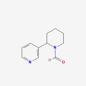 2-(Pyridin-3-yl)piperidine-1-carbaldehyde