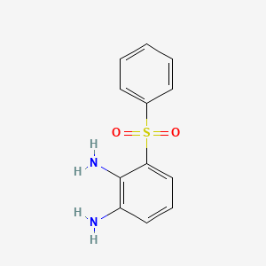 molecular formula C12H12N2O2S B13815687 2,3-Diamino[sulfonylbisbenzene] 