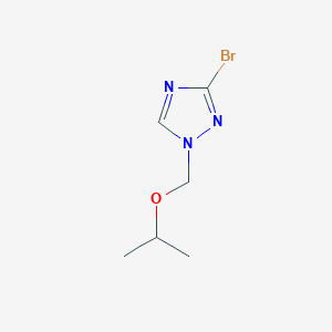 molecular formula C6H10BrN3O B1381582 3-溴-1-(异丙氧基甲基)-1H-1,2,4-三唑 CAS No. 1807979-78-7