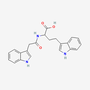 4-(1H-indol-3-yl)-2-[[2-(1H-indol-3-yl)acetyl]amino]butanoic acid