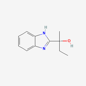 1H-Benzimidazole-2-methanol,alpha-ethyl-alpha-methyl-,(alphaR)-(9CI)