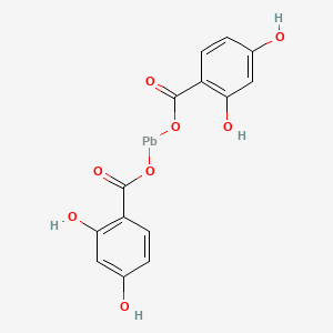 2-Carboxy-5-hydroxyphenolate,lead(2+)