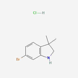 6-bromo-3,3-dimethyl-2,3-dihydro-1H-indole hydrochloride