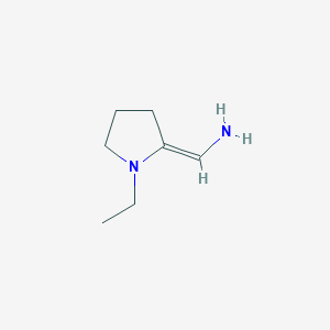 (E)-(1-ethylpyrrolidin-2-ylidene)methanamine