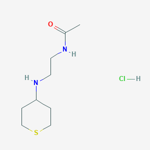 N-{2-[(thian-4-yl)amino]ethyl}acetamide hydrochloride