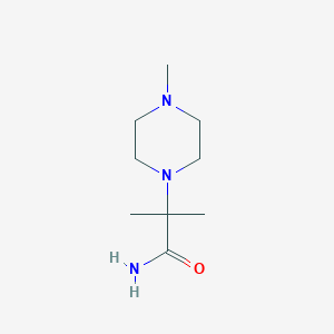 2-Methyl-2-(4-methylpiperazin-1-YL)propanamide