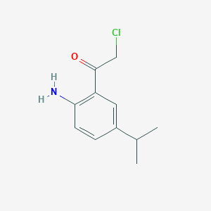 1-[2-Amino-5-(1-methylethyl)phenyl]-2-chloro-ethanone