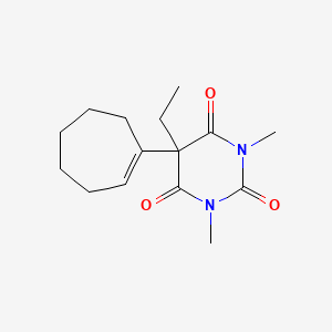 5-(1-Cyclohepten-1-yl)-5-ethyl-1,3-dimethyl-2,4,6(1H,3H,5H)-pyrimidinetrione