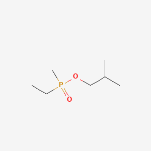 molecular formula C7H17O2P B13816199 2-Methylpropyl ethylmethylphosphinate CAS No. 30405-01-7