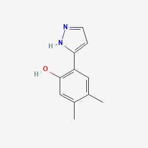 3-(4,5-Dimethyl-2-hydroxyphenyl)pyrazole