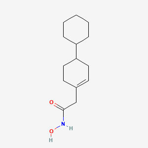 Acetohydroxamic acid, 2-(4-cyclohexyl-1-cyclohexenyl)-