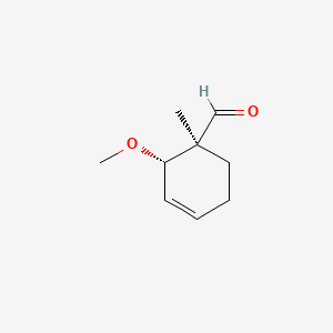 3-Cyclohexene-1-carboxaldehyde, 2-methoxy-1-methyl-, (1S-trans)-(9CI)