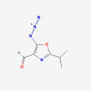 5-Azido-2-propan-2-yl-1,3-oxazole-4-carbaldehyde