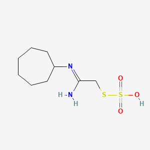 S-((N-Cycloheptylamidino)methyl) hydrogen thiosulfate