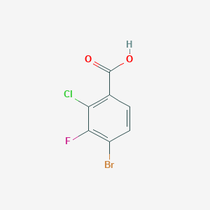 4-Bromo-2-chloro-3-fluorobenzoic acid