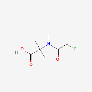 2-[(2-Chloroacetyl)-methylamino]-2-methylpropanoic acid