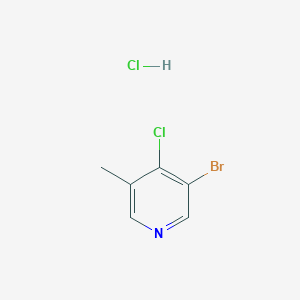 molecular formula C6H6BrCl2N B1381643 3-Bromo-4-chloro-5-methylpyridine hydrochloride CAS No. 1803562-20-0
