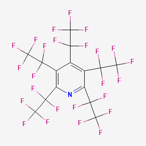 Pyridine, pentakis(pentafluoroethyl)-