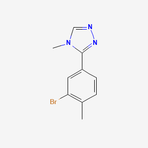 3-(3-bromo-4-methylphenyl)-4-methyl-4H-1,2,4-triazole