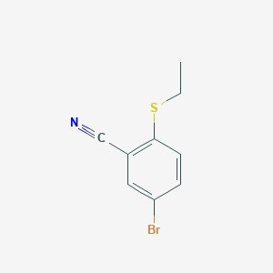 5-Bromo-2-(ethylsulfanyl)benzonitrile