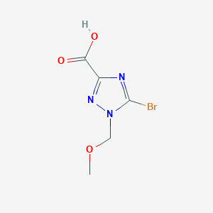 5-Bromo-1-(methoxymethyl)-1H-1,2,4-triazole-3-carboxylic acid