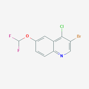 3-Bromo-4-chloro-6-(difluoromethoxy)quinoline