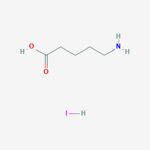molecular formula C5H12INO2 B1381681 5-Aminopentanoic Acid Hydroiodide CAS No. 1705581-28-7