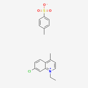 7-Chloro-1-ethyl-4-methylquinolin-1-ium;4-methylbenzenesulfonate