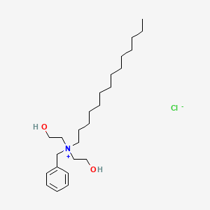 Benzenemethanaminium, N,N-bis(2-hydroxyethyl)-N-tetradecyl-, chloride