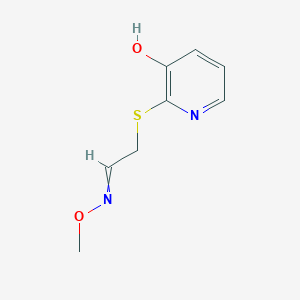 2-(2-Methoxyiminoethylsulfanyl)pyridin-3-ol