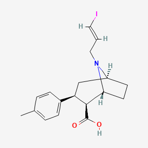 (1R,2S,3S,5S)-8-[(E)-3-iodoprop-2-enyl]-3-(4-methylphenyl)-8-azabicyclo[3.2.1]octane-2-carboxylic acid