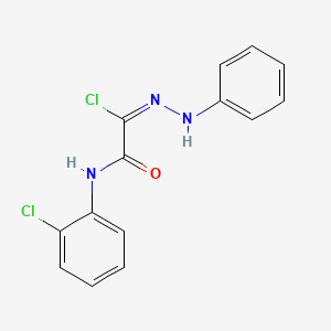 2-Chloro-2-(2-phenylhydrazono)-N-(2-chlorophenyl)-acetamide