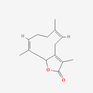 (5Z,9Z)-3,6,10-trimethyl-7,8,11,11a-tetrahydro-4H-cyclodeca[b]furan-2-one