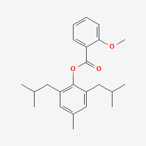 2,6-Diisobutyl-4-methylphenyl 2-methoxybenzoate