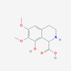 8-Hydroxy-6,7-dimethoxy-1,2,3,4-tetrahydroisoquinoline-1-carboxylic acid