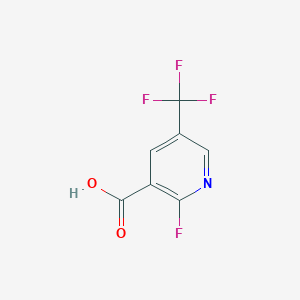 molecular formula C7H3F4NO2 B1381698 2-Fluoro-5-(trifluoromethyl)nicotinic acid CAS No. 1227512-36-8