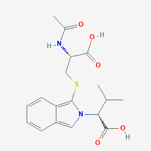 B138170 S-(2-(1-Carboxy-2-methylpropyl)isoindole-1-yl)-N-acetylcysteine CAS No. 126478-70-4