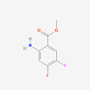 molecular formula C8H7FINO2 B1381700 Methyl 2-Amino-4-fluoro-5-iodobenzoate CAS No. 1823565-63-4