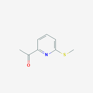 1-(6-Methylsulfanylpyridin-2-yl)ethanone