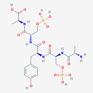 L-Alanyl-O-phosphono-L-seryl-O-phosphono-L-tyrosyl-L-seryl-L-alanine