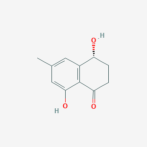 (4R)-4,8-dihydroxy-6-methyl-tetralin-1-one