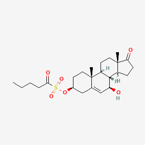 (3beta)-7-Hydroxy-17-oxoandrost-5-en-3-yl 1-oxopentane-1-sulfonate