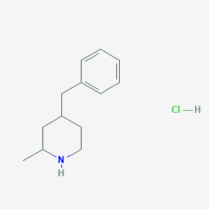 molecular formula C13H20ClN B1381708 4-Benzyl-2-methylpiperidine hydrochloride CAS No. 1629602-20-5