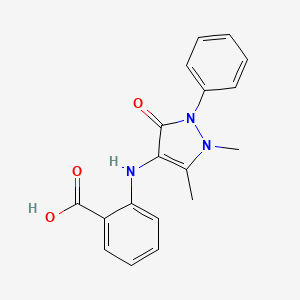 2-[(2,3-Dihydro-1,5-dimethyl-3-oxo-2-phenyl-1H-pyrazol-4-yl)amino]benzoic acid