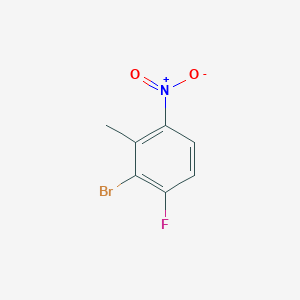 molecular formula C7H5BrFNO2 B1381710 2-Bromo-3-fluoro-6-nitrotoluene CAS No. 1427502-92-8