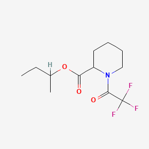 butan-2-yl 1-(2,2,2-trifluoroacetyl)piperidine-2-carboxylate