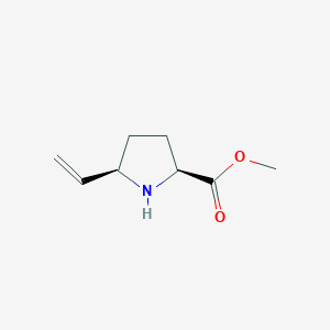 L-Proline, 5-ethenyl-, methyl ester, (5R)-