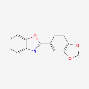 Benzoxazole, 2-(3,4-methylenedioxyphenyl)-