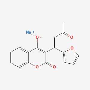 molecular formula C17H13NaO5 B13817227 Fumasol CAS No. 34490-93-2